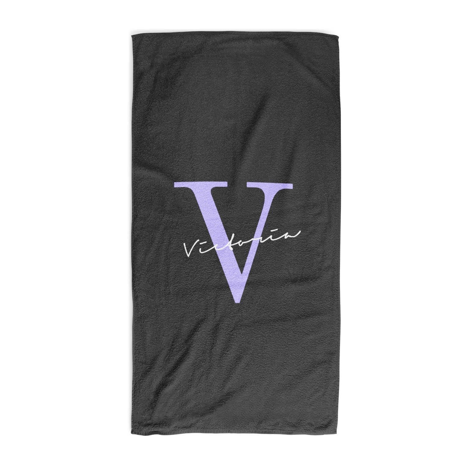 Name and Initial Personalised Towel